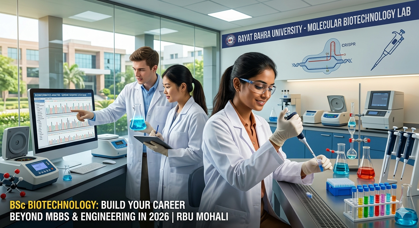 BSc in Biotechnology – Your Career Beyond MBBS and Engineering in 2026