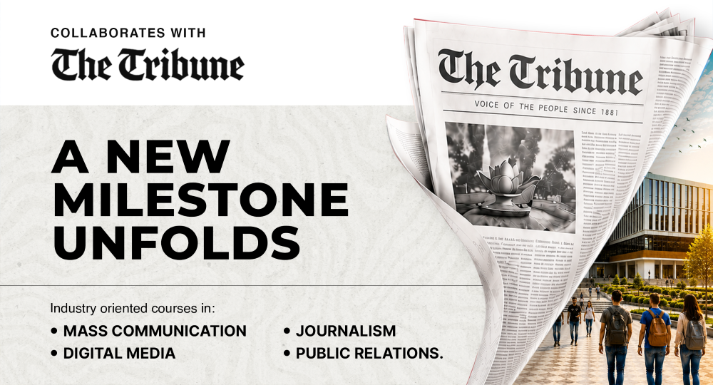 From Classroom to Newsroom: How RBU’s Tribune Partnership Is Redefining with AI-enabled media school Punjab