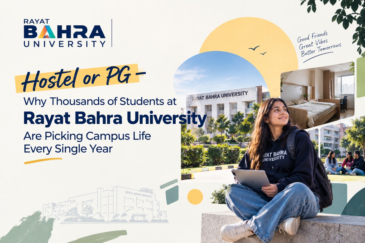 Hostel or PG – 8 Reasons Why Thousands of Students at Rayat Bahra University Are Picking Campus Life Every Single Year