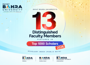 13 Distinguished Faculty Members of Rayat Bahra Group Featured in the Scholarly Index Top 1000 Scholars 2026- What This Means for Students at Rayat Bahra University