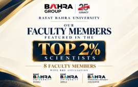 Why Rayat Bahra University’s Research Culture Is Getting Noticed Globally – 8 Faculty Members in the World’s Top 2% Scientists List