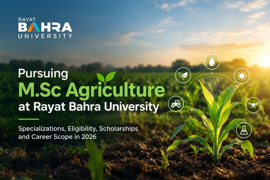 Pursuing M.Sc Agriculture at Rayat Bahra University