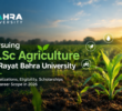 Pursuing M.Sc Agriculture at Rayat Bahra University: Specializations, Eligibility, Scholarships and Career Scope in 2026